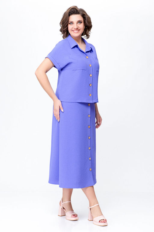 Блуза Swallow 803.2 черный+серебряный узор фото 523