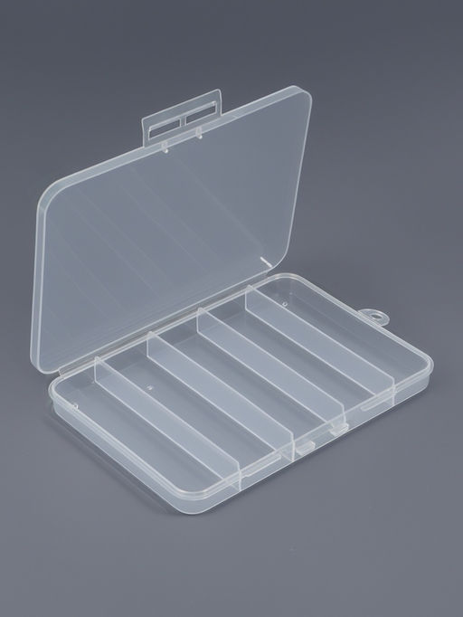 Органайзер для хранения мелочей, с подвесом, 5 ячеек, 15×10.5×1.8 см, прозрачный