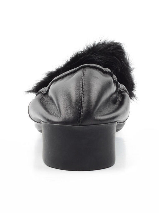 03-N18120S-2 BLACK Полуботинки женские (натуральная кожа)