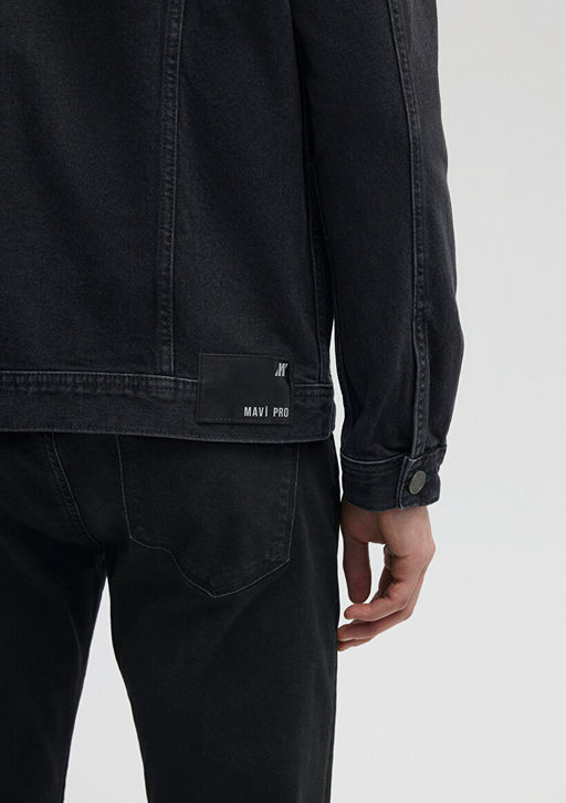Drake Mavi Pro Antrasit Jean Ceket фото 5