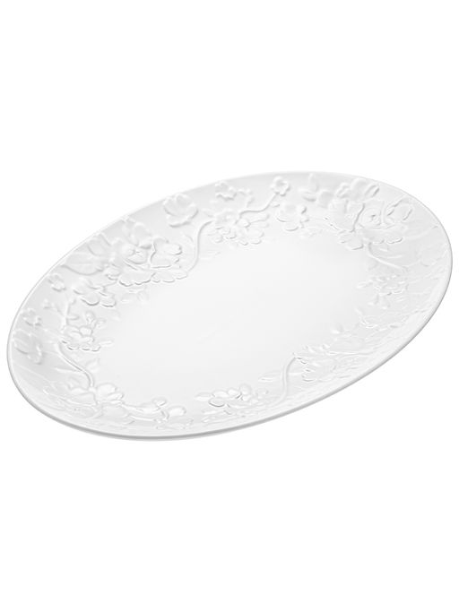 Блюдо овальное 31*20,5*2,5 см Цветущая сакура малое, фарфор - Elan gallery фото 4