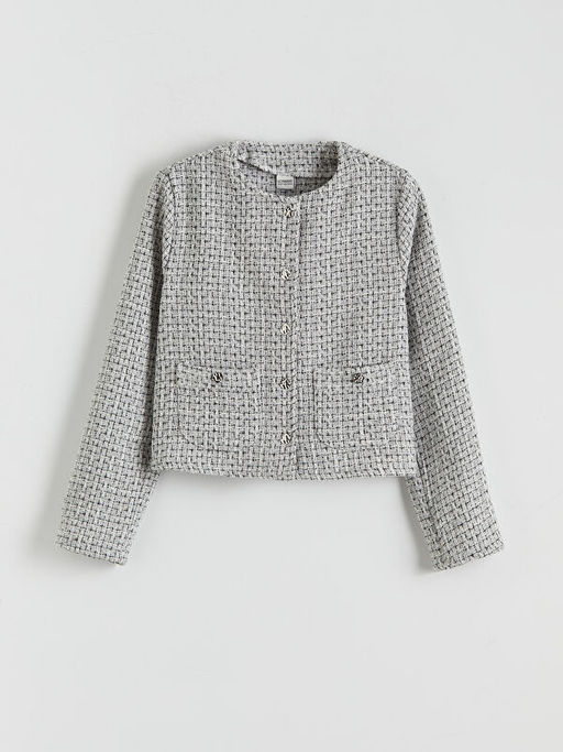 Ekose K?z ?ocuk T?vit Ceket