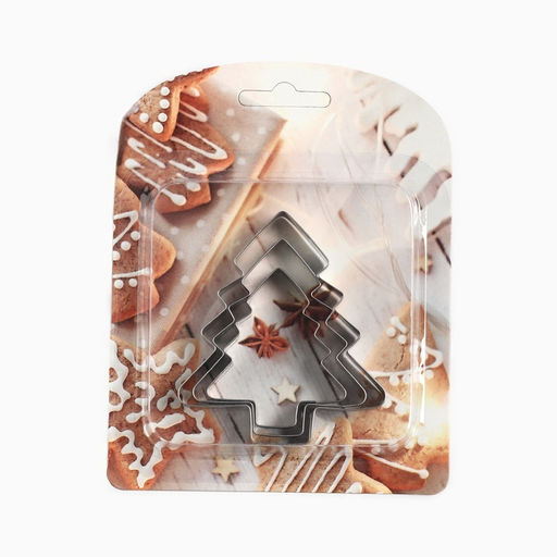 Набор в мешочке "Этель" Xmas cooking : полотенце 40х70 см, формочки для запекания - 3 штуки