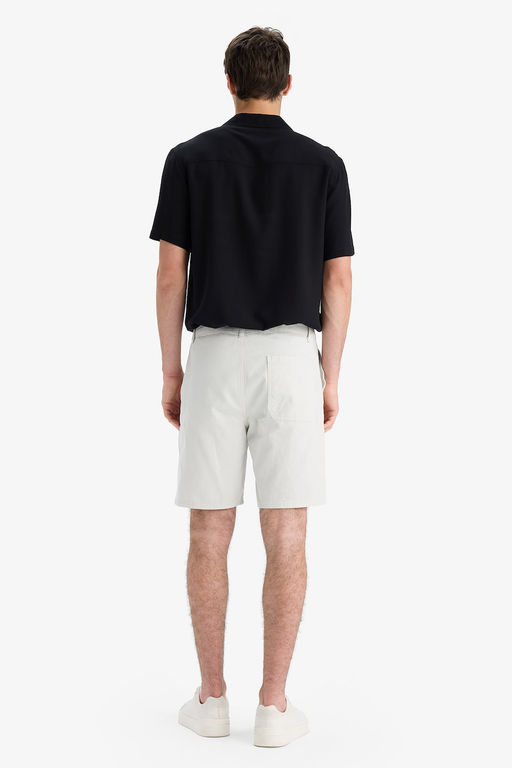 %100 Pamuk Regular Fit Bermuda _ort - Defacto фото 5