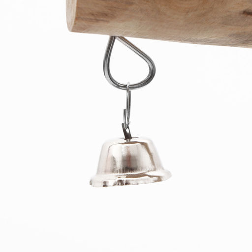 Игрушка для птиц с люфой и минеральным камнем, 20 х 15 см - Пижон фото 2