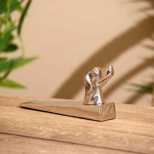 Стоппер дверной «Собака», 15×3.5×8 см, алюминий