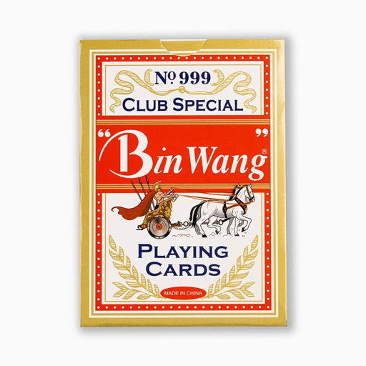 Карты игральные бумажные BinWang, 55 шт, 260 г/м2, красные, 6.3 х 8.8 см - Simaland фото 4