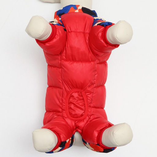 Комбинезон принтованный с замком на спине, размер 14 (ДС 32 см,ОГ 42 см, ОШ 31 см), красный - Simaland фото 6