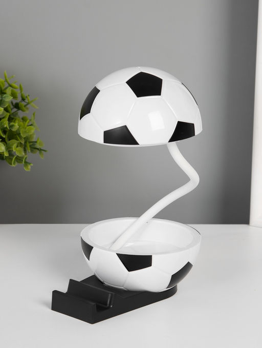 Ночник подставка под телефон "Футбольный мяч" 4хLED 3Вт 5V USB АКБ 2 режима 9,5х12,5х10 см   1091621