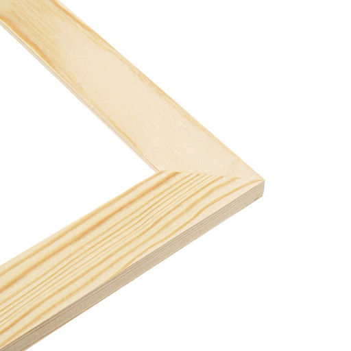 Рама для картин (зеркал) 40 x 60 см, профиль 13 x 36 мм №1 неокрашенное дерево,(подходит для декорирования)