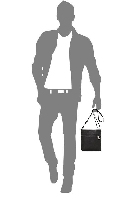 Сумка мужская Ц-283.1 черный - Protege фото 4