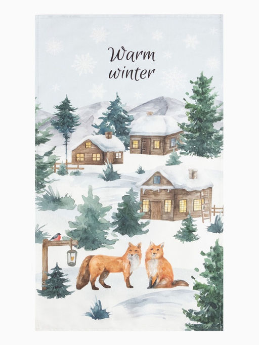 Полотенце Этель Forest animals 40×73 см, 100% хлопок, саржа 190 г/м²