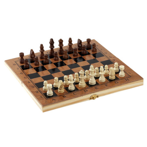 Игра настольная 3 в 1: нарды, шахматы, шашки 29х29 / S3029 /уп 60/ - ГалеонТрейд фото 7