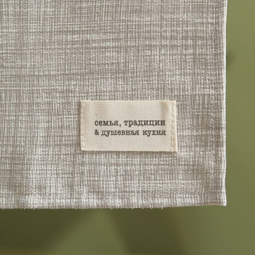 Дорожка Доляна «Душевная кухня» 40×146 см, 50% хлопок, 50% п/э, рогожка 158 г/м²