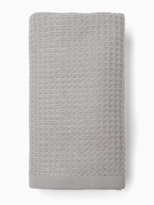 Полотенце вафельное LoveLife «Макан» 70×130 см, хлопок 100%, серое