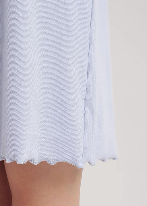 CLE LS15-1176 Сорочка ночн. жен. Экрю св.голубой - Clever wear фото 3