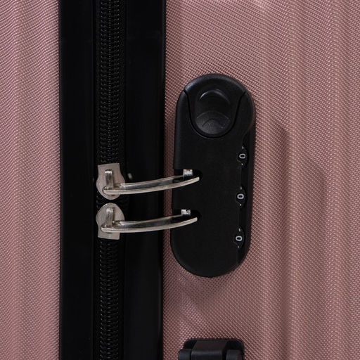 Чемодан большой 26, кодовый замок, цвет розовый - Simaland фото 7