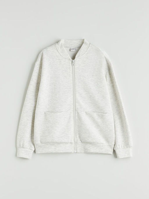 K?z ?ocuk Fermuarl? Sweatshirt