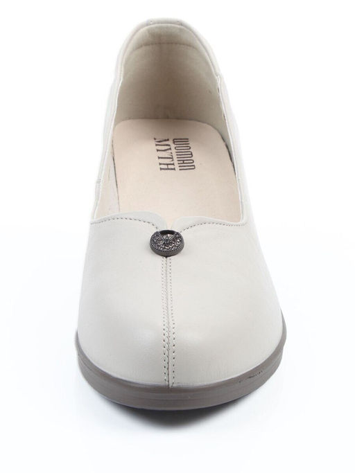 06-YDN15-21 BEIGE Туфли женские (натуральная кожа)