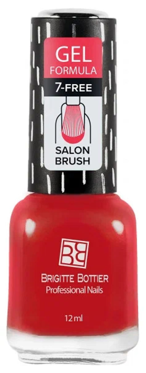 Brigitte Bottier Лак д/ногтей GEL FORMULA тон 42 клубнично-красный 12мл BB-GF42