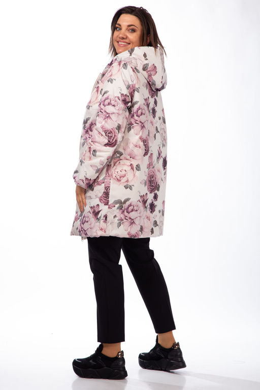 Куртка Diamant 1914-Р беж-какао фото 71