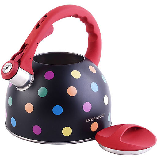 30956 Чайник 2,5 л со свистком нерж MB (х12) - Mayer&boch фото 3