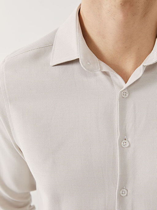 Slim Fit Uzun Kollu Arm?rl? Erkek G?mlek