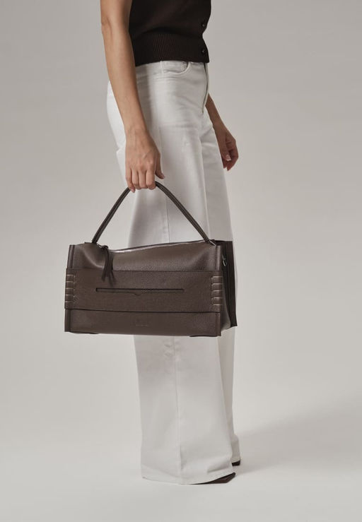 Сумка Stitch DBR 31141 коричневый торф  фото 3