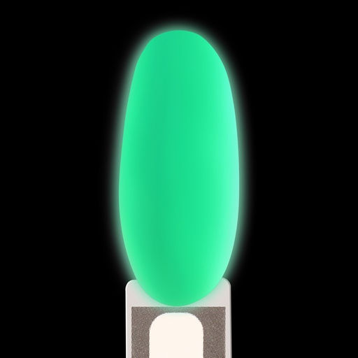 Гель лак для ногтей, GLOW IN THE DARK, 3-х фазный, 8мл, LED/UV, люминесцентный, цвет ярко-зелёный (22) - Queen fair фото 12