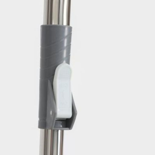 Швабра с отжимом и ведром на колёсиках с пластиковой центрифугой Доляна, 14 л, швабра, запасная насадка из микрофибры, МИКС