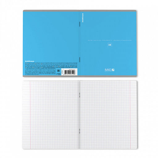 Цена за 100 шт. Тетрадь общая ученическая ErichKrause MC-7, 48 листов, линейка  фото 8