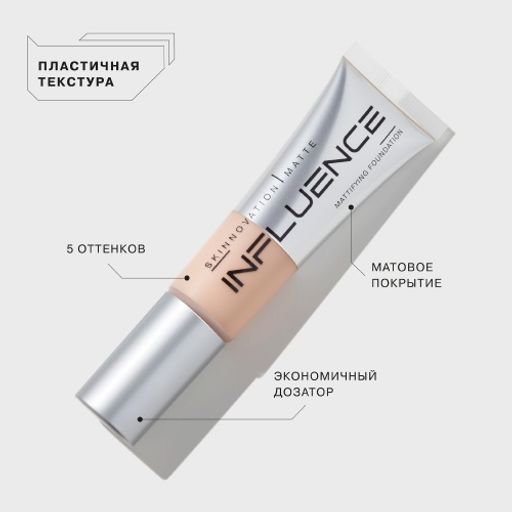 Influence Beauty Тональная основа матирующая Skinnovation Matte тон 03  фото 2