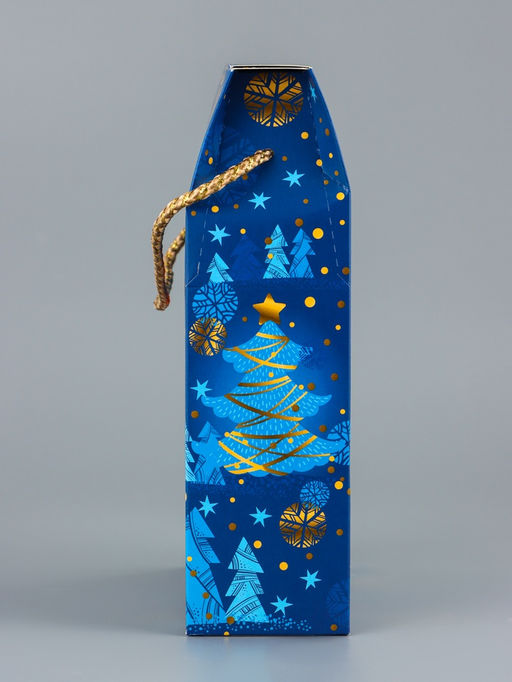 Коробка подарочная складная  "Снегири" 17,3 х 7 х 23,5 см