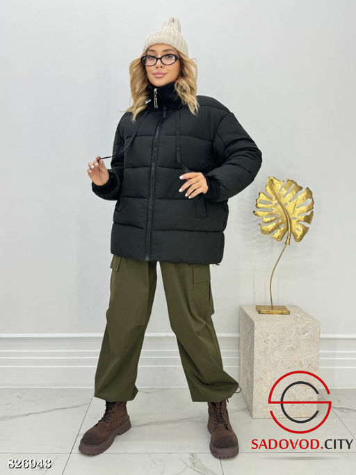 Куртка зимняя с воротником стойка