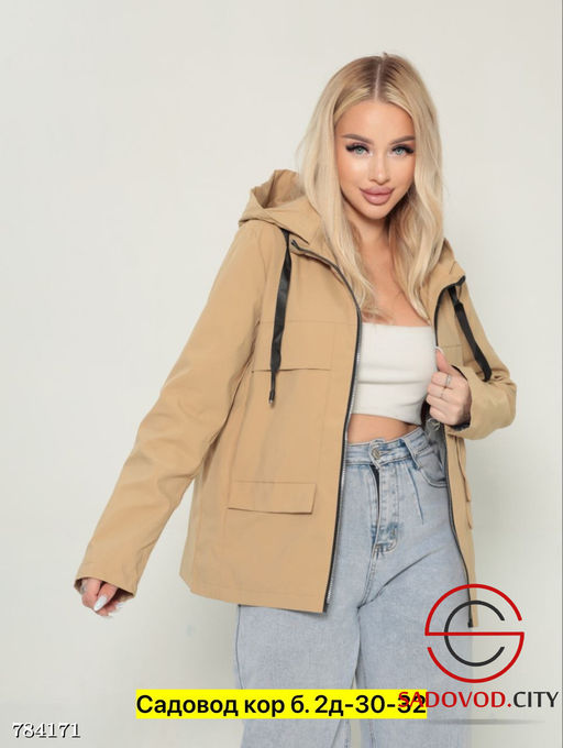 Ветровка с капюшоном женская - Bruno фото 5