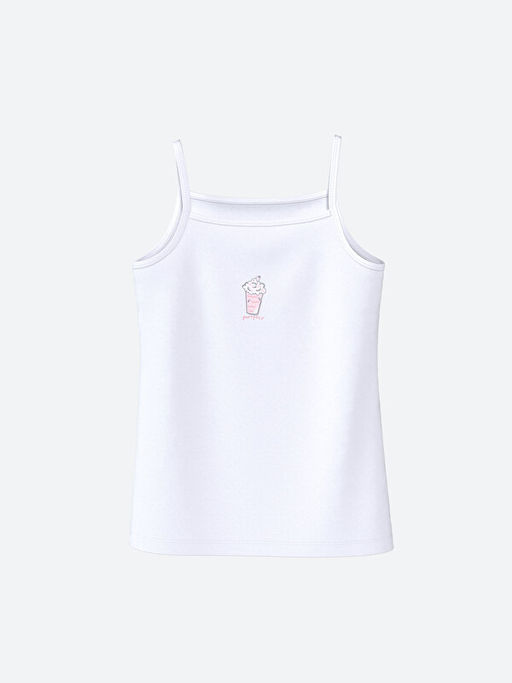 Kare Yaka Bask?l? K?z ?ocuk Atlet 2li - Waikiki фото 3