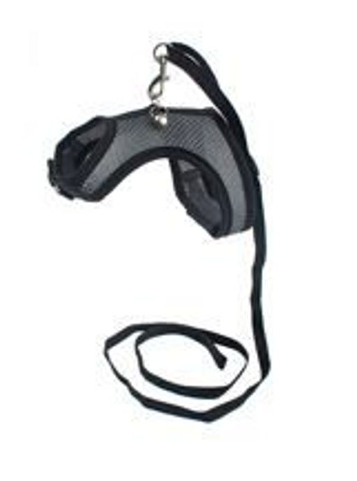 Шлейка+поводок Ред пл. 3D-сетка №7 (грудь 30-36см)кошки и собаки 035807