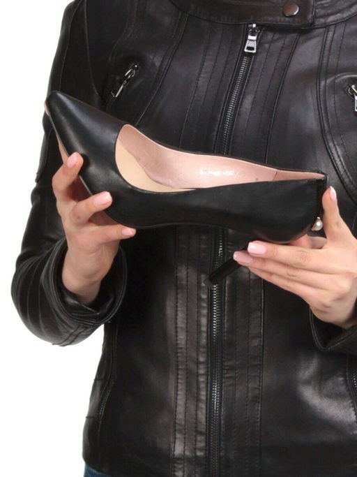 06-XA860-C627-3746-2048 BLACK Туфли (натуральная кожа) - Фабричный китай фото 2