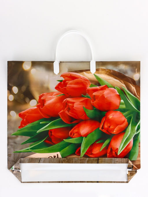 Цена за 5 шт. Пакет Спасибо, полиэтиленовый, пластиковая ручка, 37?35 см, 90 мкм