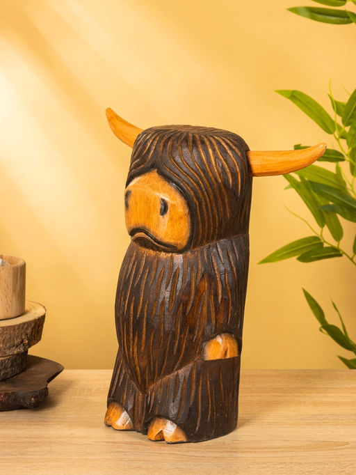 Сувенир «Бычок», 16×14×30 см, дерево