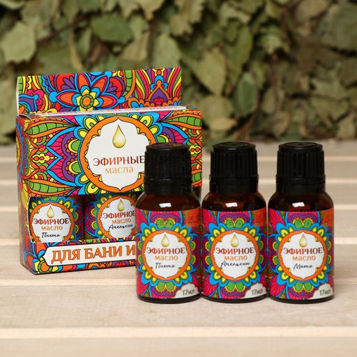 Набор эфирных масел Мята. Апельсин. Пихта косметический, 3 шт по 15 мл - Simaland фото 9