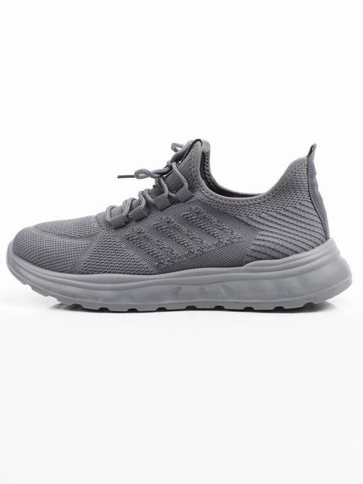 03-TEX-D01-08 GREY Кроссовки летние мужские (текстиль)