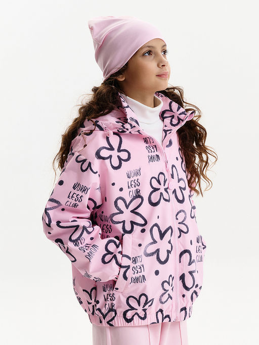 PELICAN, ветровка для девочек, Розовый  фото 3