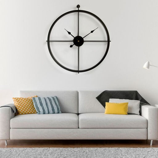 Часы настенные интерьерные, серия: Лофт, дискретный ход, d=60 см, от батарейки 1хАА