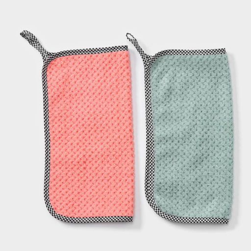 Цена за 4 шт. Салфетка для уборки Доляна «Уют», микрофибра, 25×25 см, МИКС