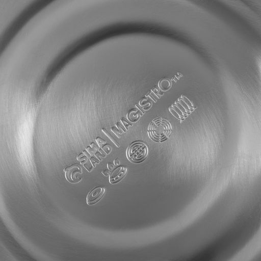 Чайник Magistro Glow, 3 л, со свистком, ручка soft-touch, индукция, нержавеющая сталь, серебристый