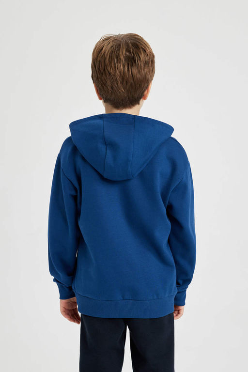 Толстовка с капюшоном в стиле ретро для мальчиков Черепашки-ниндзя - Defacto фото 5