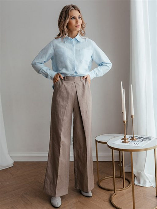 Брюки лен, вискоза - Волтри фото 2