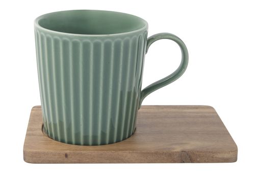 Набор кружек Время отдыха, зелёная, светло-серая, 0,38 л, 2 шт - Easy life фото 3