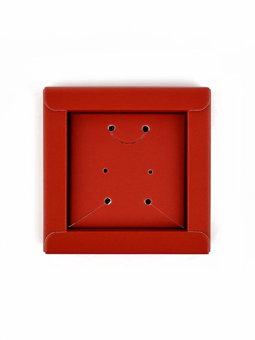 Цена за 5 шт. Коробка под бижутерию «Красная», 7.5×7.5×3 см